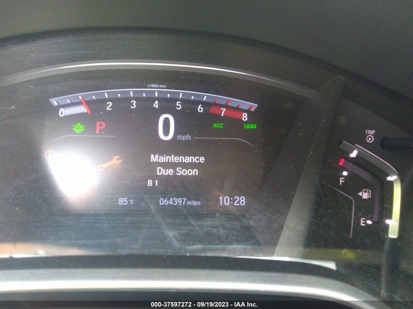 VIN 5J6RW1H56KA041946 2019 HONDA CR-V EX