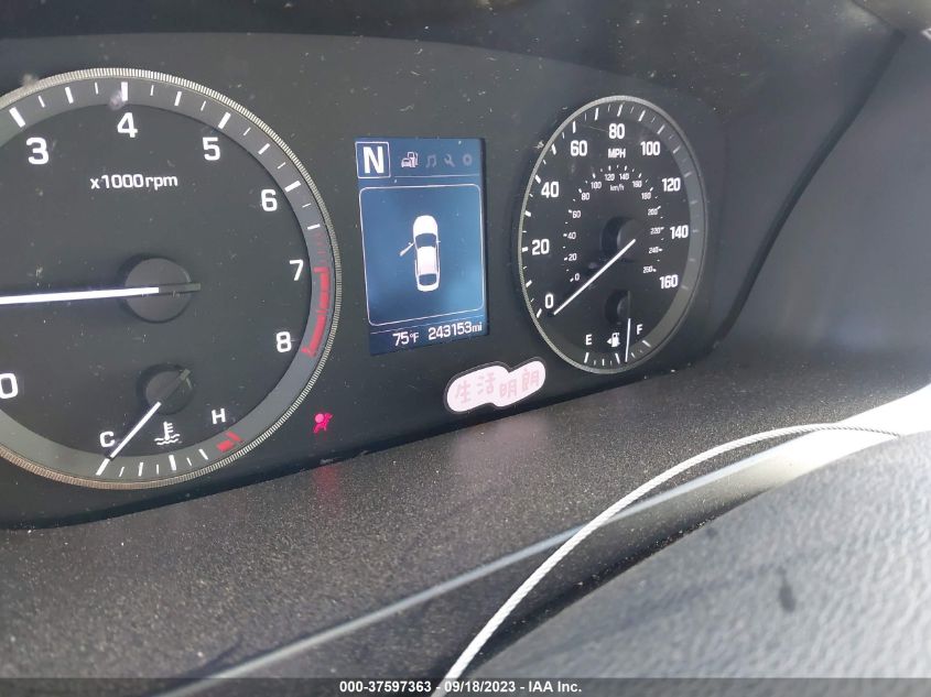 2017 HYUNDAI SONATA 2.4L - 5NPE24AF5HH541392