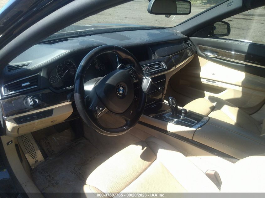 2013 BMW 7 SERIES 750I XDRIVE WBAYB6C56DC998275