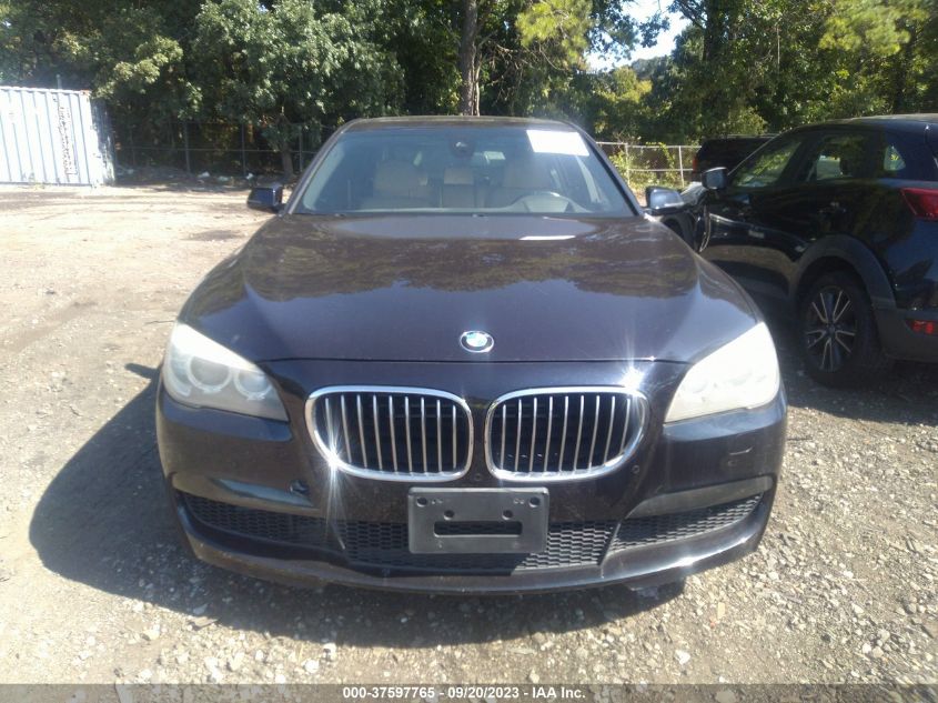 2013 BMW 7 SERIES 750I XDRIVE WBAYB6C56DC998275