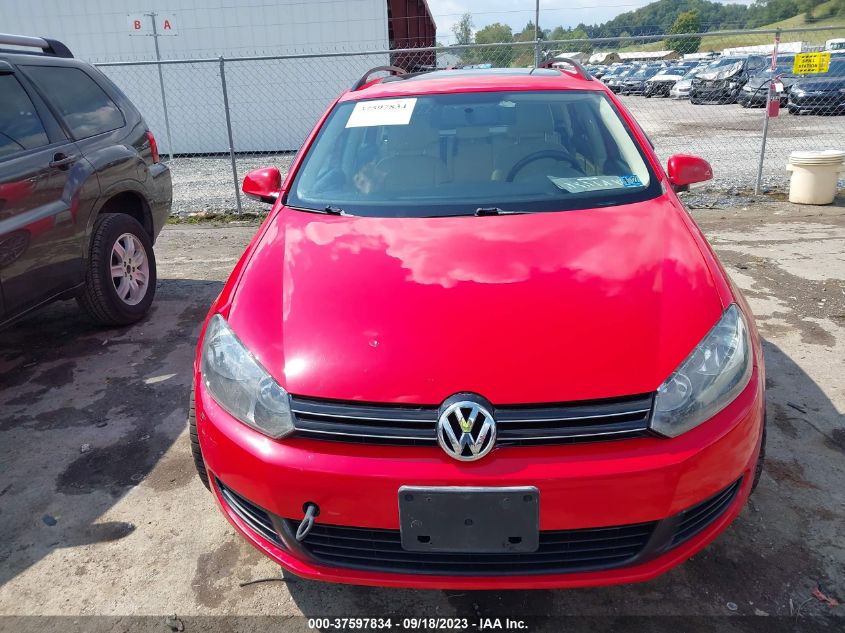 2013 VOLKSWAGEN JETTA SPORTWAGEN TDI W/SUNROOF & NAV - 3VWML7AJ9DM682143