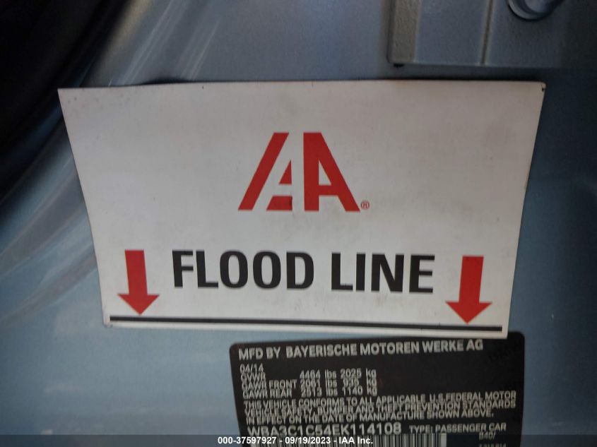 2014 BMW 328I - WBA3C1C54EK114108