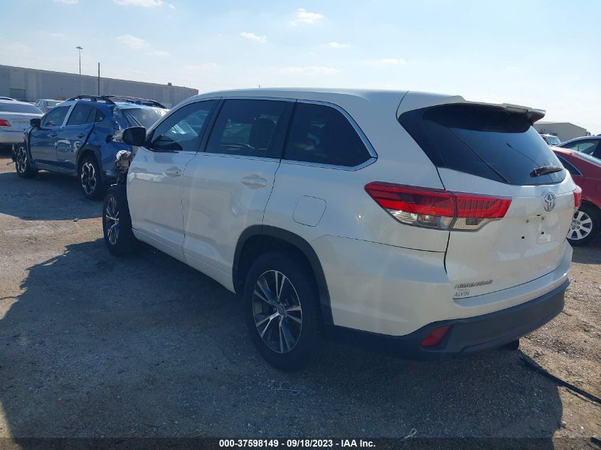 2017 TOYOTA HIGHLANDER LE - 5TDZARFH3HS023304