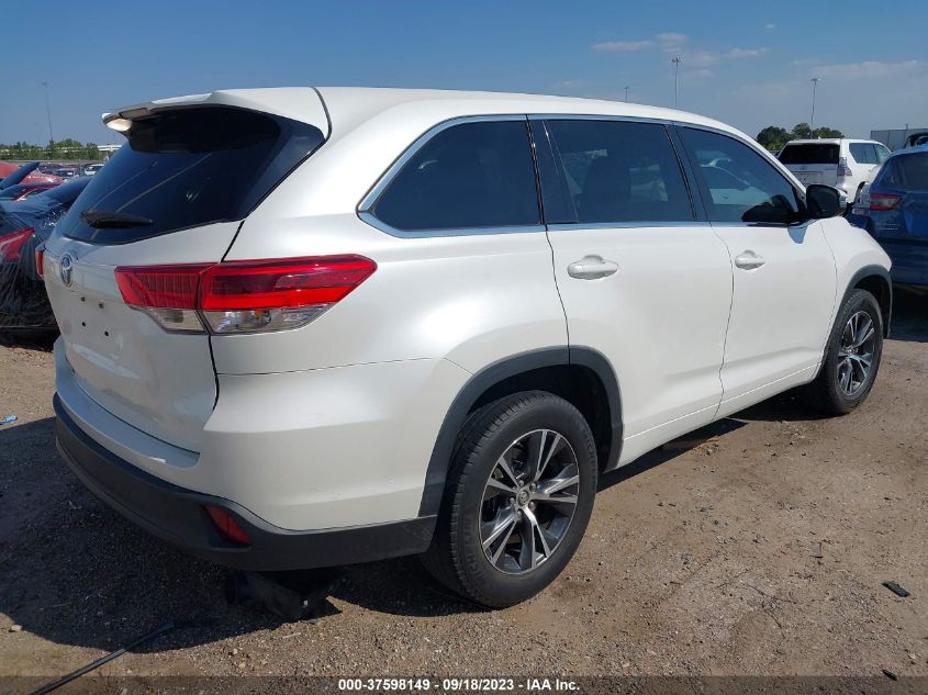 2017 TOYOTA HIGHLANDER LE - 5TDZARFH3HS023304