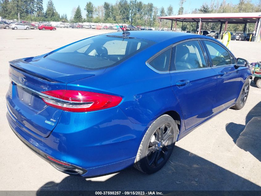 2018 FORD FUSION SE - 3FA6P0T92JR168133