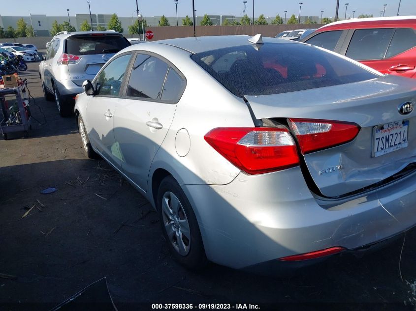 2016 KIA FORTE LX - KNAFK4A69G5577604
