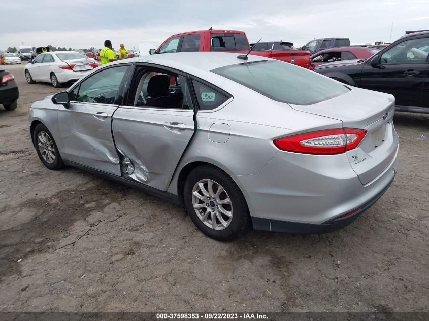 2015 FORD FUSION S - 3FA6P0G72FR123127