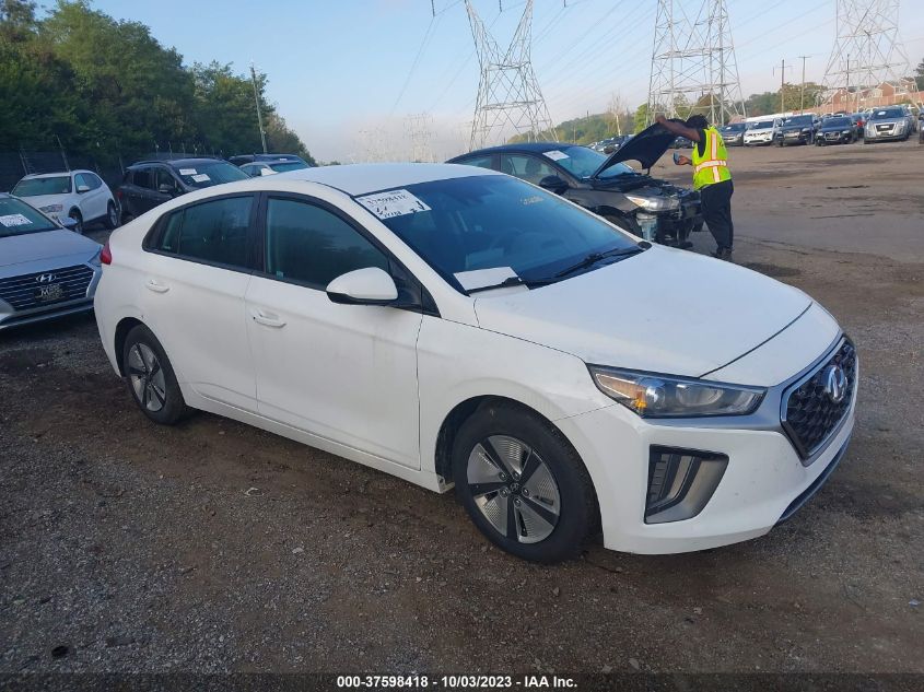 KMHC65LC9MU252080 Hyundai Ioniq Hybrid BLUE