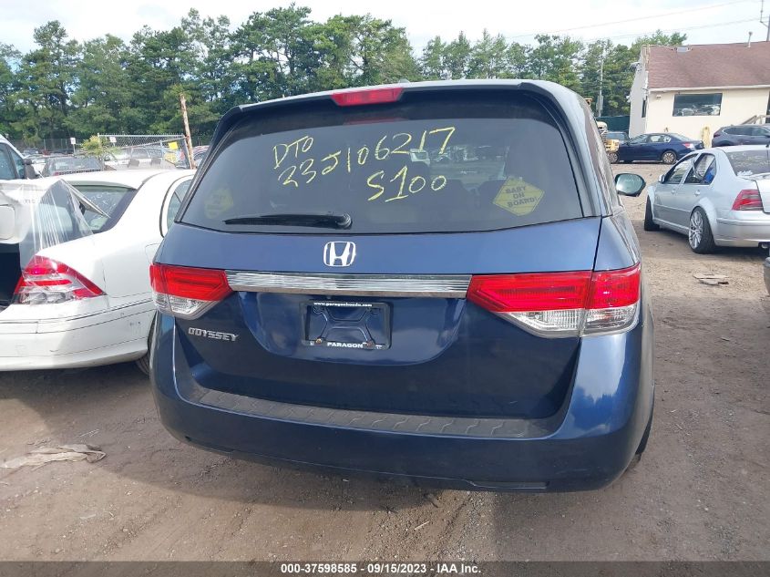 2015 HONDA ODYSSEY EX-L 5FNRL5H60FB049231