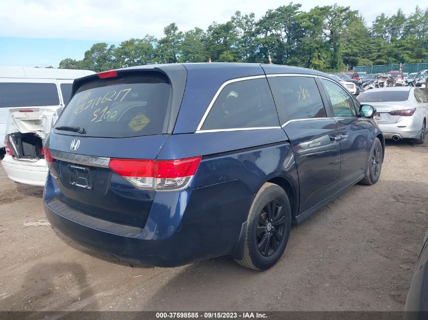 2015 HONDA ODYSSEY EX-L 5FNRL5H60FB049231