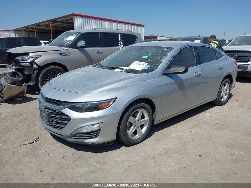 VIN 1G1ZB5ST2LF009797 2020 CHEVROLET MALIBU LS