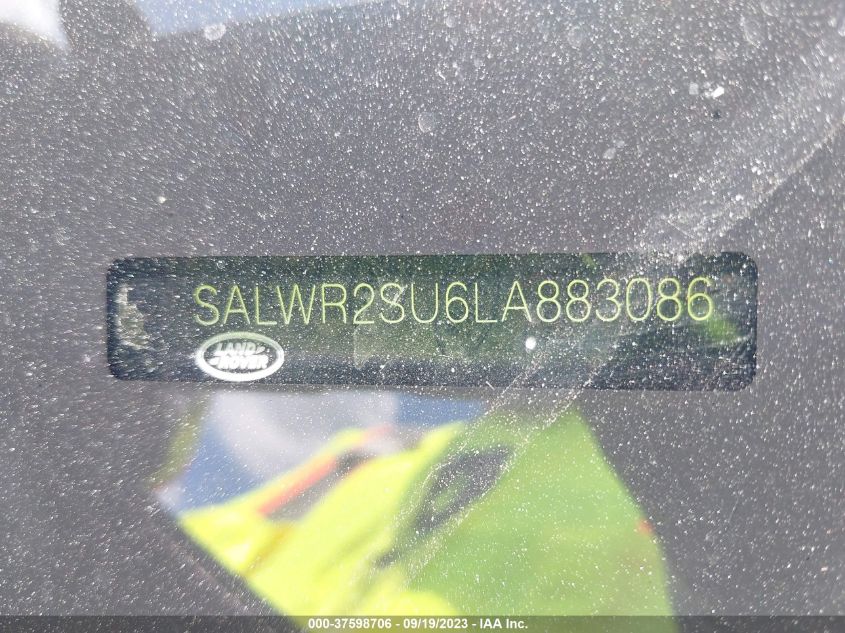 SALWR2SU6LA883086 Land Rover Range Rover Sport HSE 9