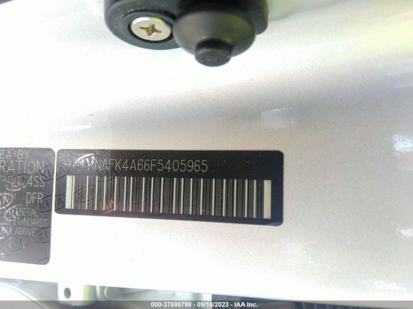 2015 KIA FORTE LX - KNAFK4A66F5405965