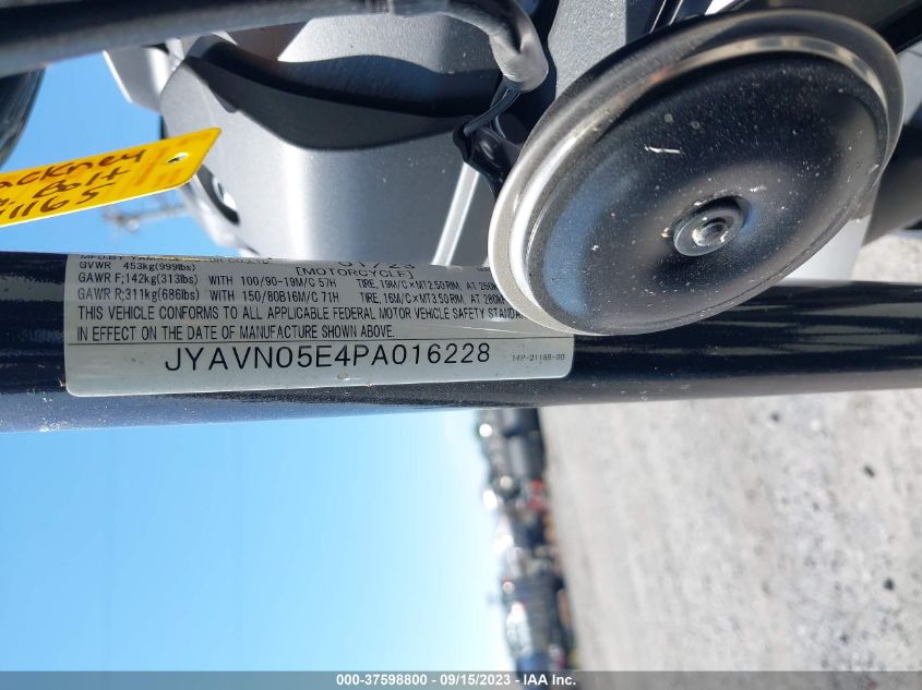2023 YAMAHA XVS950 CUD JYAVN05E4PA016228