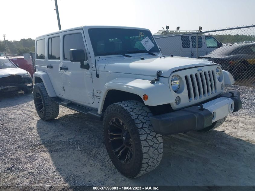 2016 JEEP WRANGLER UNLIMITED SAHARA - 1C4BJWEG8GL119504