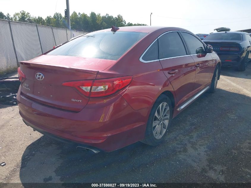 2015 HYUNDAI SONATA 2.4L SPORT - 5NPE34AF1FH073364