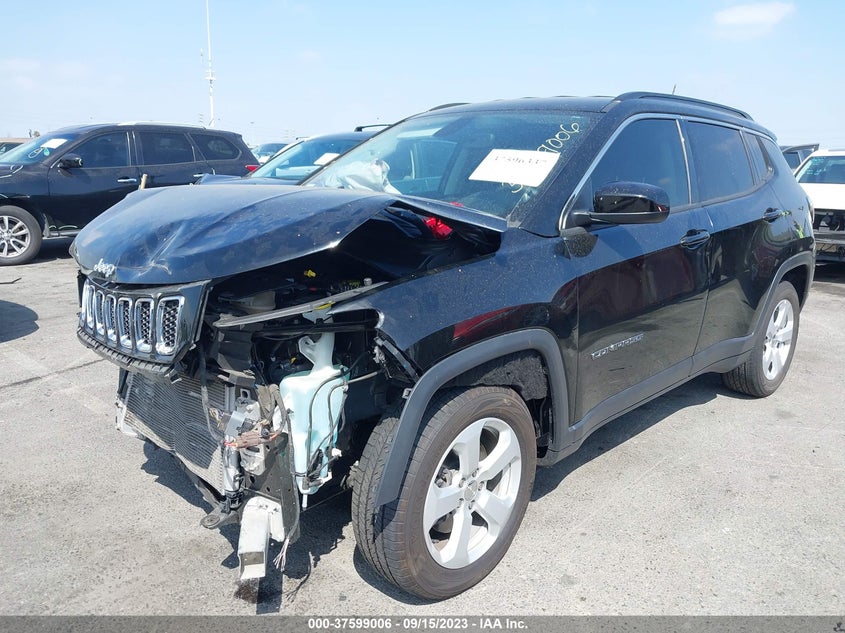 VIN 3C4NJCBB1MT505038 2021 JEEP COMPASS LATITUDE