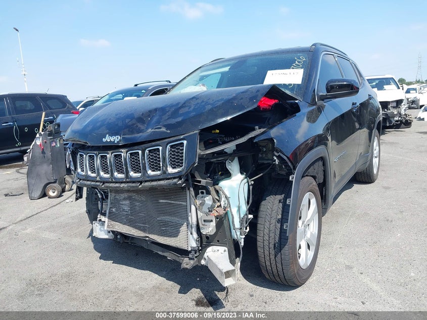VIN 3C4NJCBB1MT505038 2021 JEEP COMPASS LATITUDE