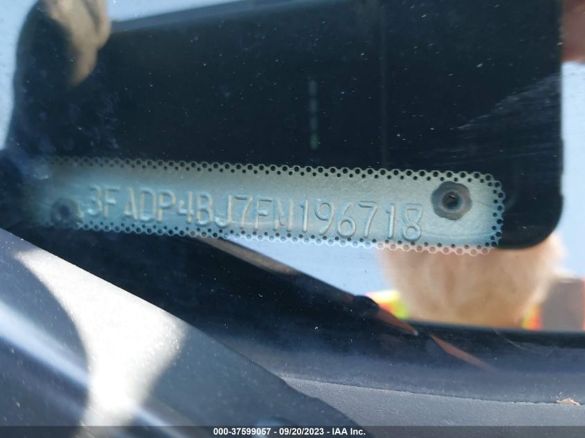2015 FORD FIESTA SE - 3FADP4BJ7FM196718