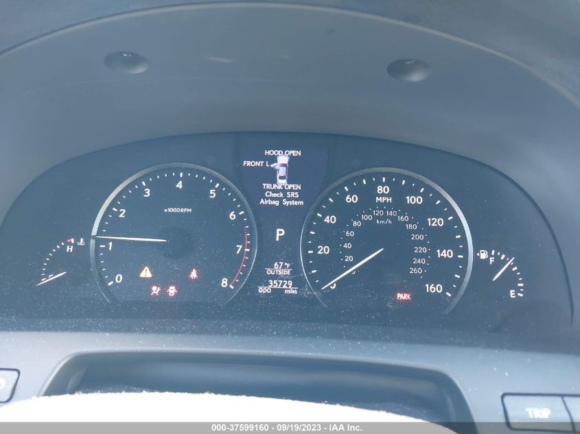 2013 LEXUS LS 460 - JTHCL5EF6D5017908