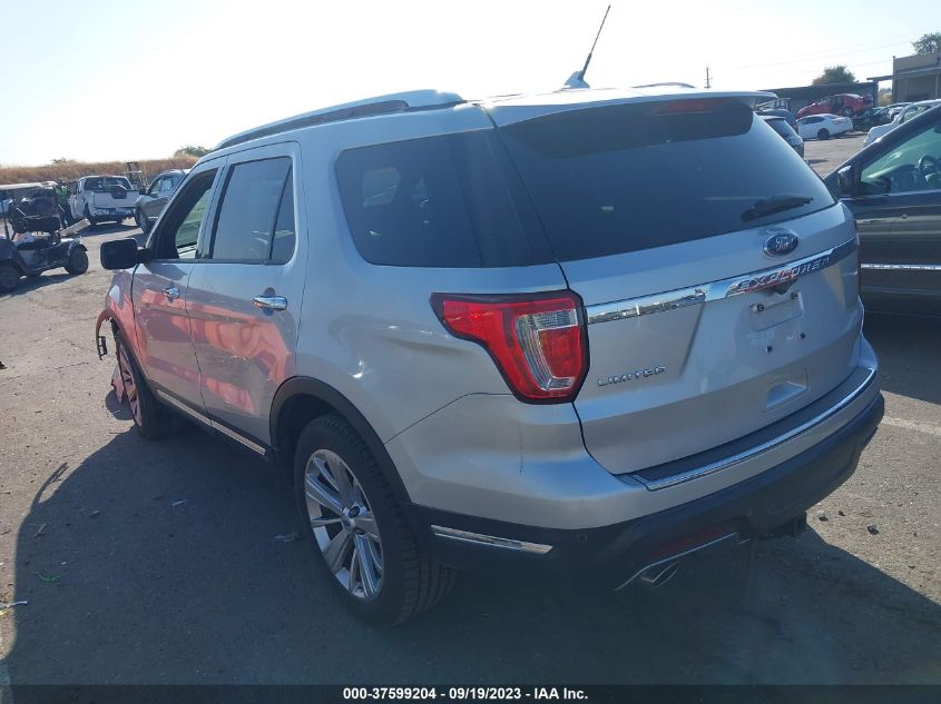 VIN 1FM5K7F8XJGA37941 2018 FORD EXPLORER LIMITED