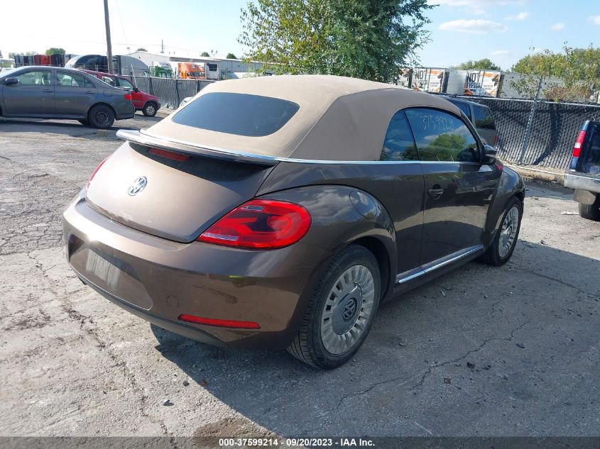 2013 VOLKSWAGEN BEETLE CONVERTIBLE 2.5L W/TECH 3VW5X7AT3DM825081
