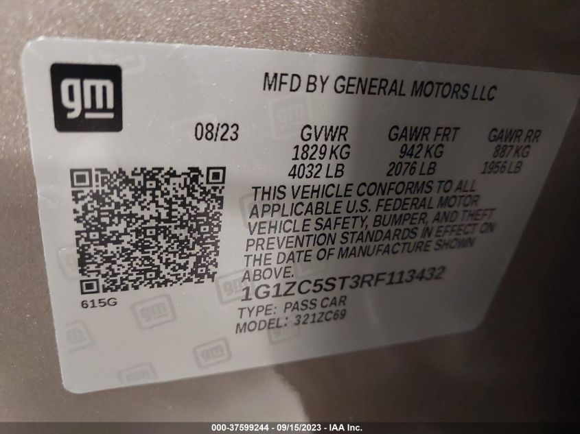2024 CHEVROLET MALIBU LS - 1G1ZC5ST3RF113432