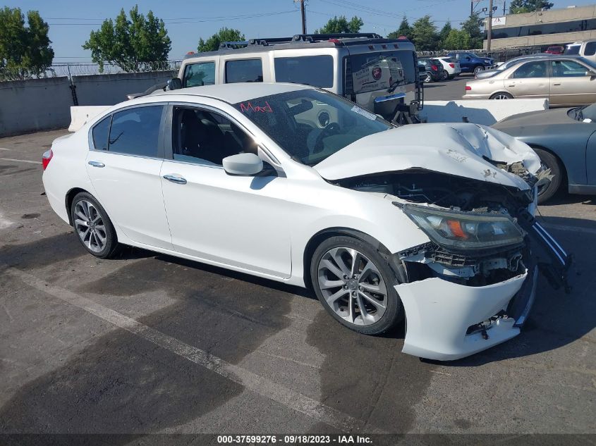2015 HONDA ACCORD SEDAN SPORT - 1HGCR2F55FA130491