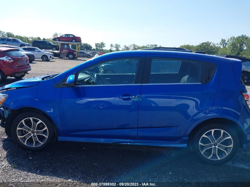 2020 CHEVROLET SONIC LT - 1G1JD6SB9L4139866