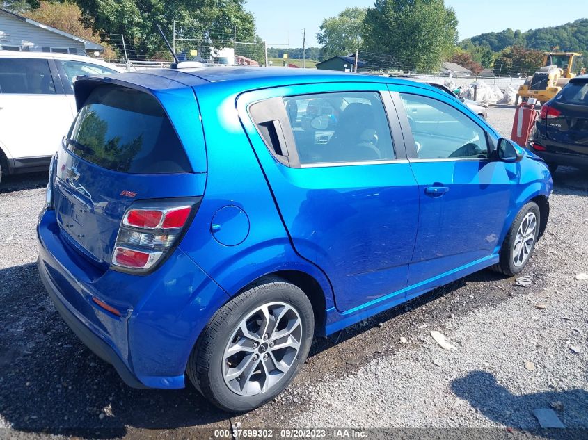 2020 CHEVROLET SONIC LT - 1G1JD6SB9L4139866