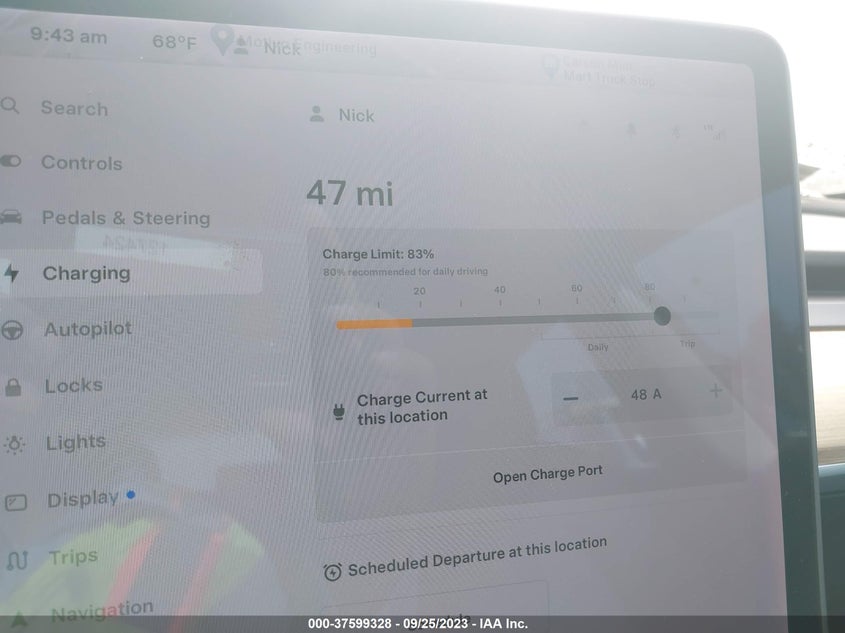 VIN 5YJ3E1EB6JF130401 2018 TESLA MODEL 3