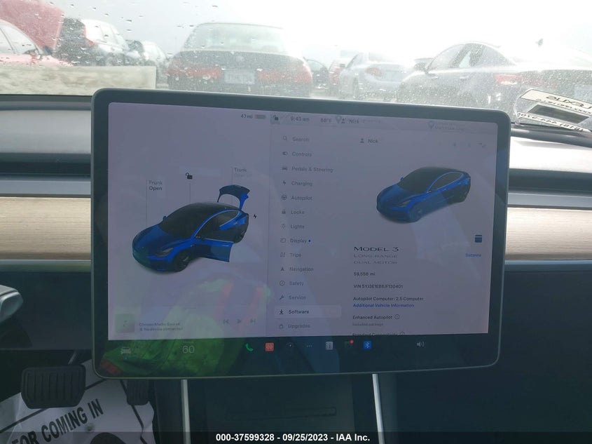 VIN 5YJ3E1EB6JF130401 2018 TESLA MODEL 3