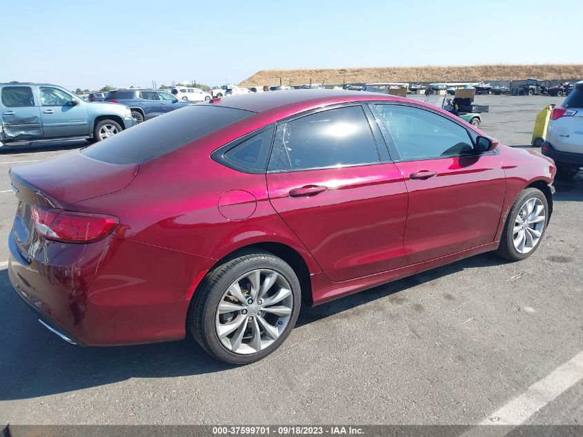 2016 CHRYSLER 200 S - 1C3CCCBB4GN151428