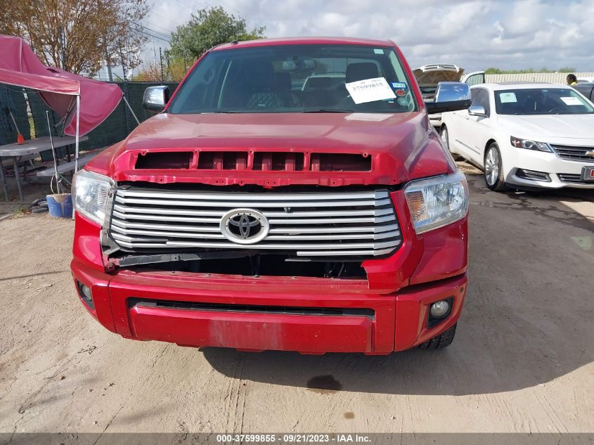 2016 TOYOTA TUNDRA 4WD TRUCK PLATINUM/1794 5TFAW5F10GX494605