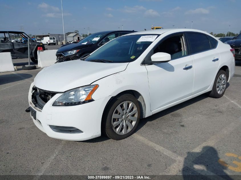 2015 NISSAN SENTRA SR/SL/S/SV/FE+ S - 3N1AB7AP9FY285141