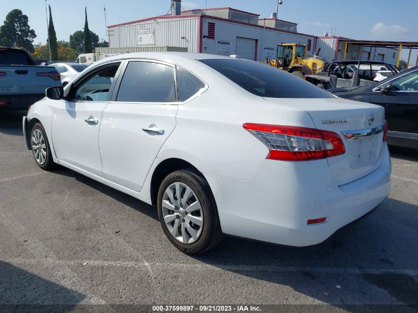 2015 NISSAN SENTRA SR/SL/S/SV/FE+ S - 3N1AB7AP9FY285141