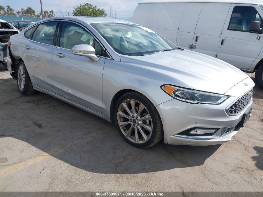 3FA6P0D95HR130033 FORD FUSION TITANIUM/PLATINUM 2017