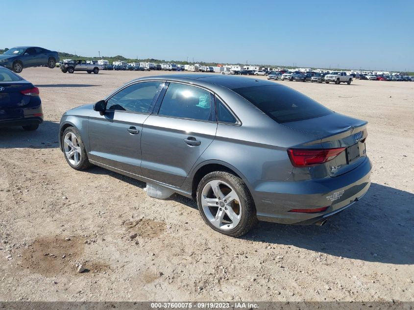 2017 AUDI A3 SEDAN PREMIUM - WAUB8GFF6H1011089