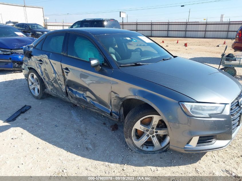 2017 AUDI A3 SEDAN PREMIUM - WAUB8GFF6H1011089