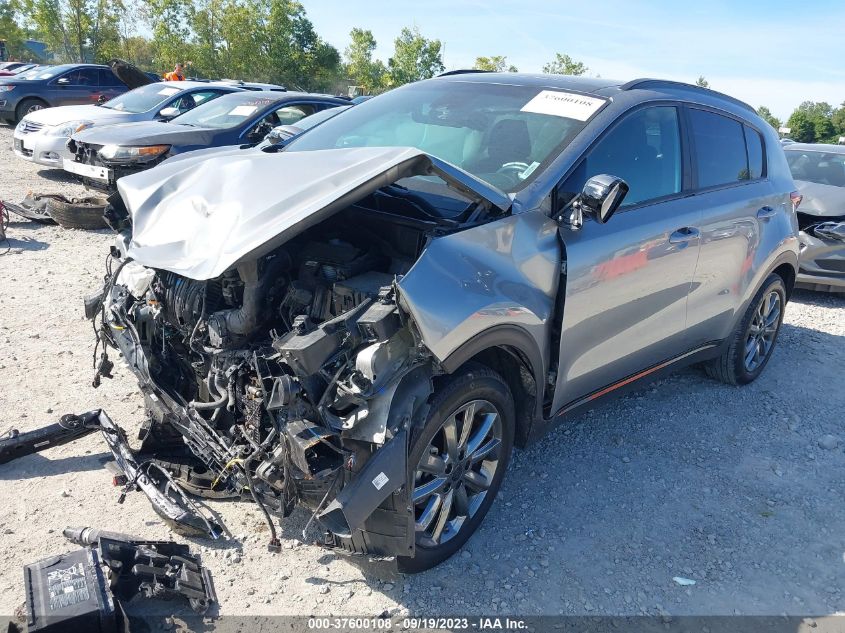VIN KNDP63AC0N7999743 2022 KIA SPORTAGE S