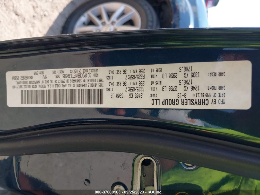 2014 DODGE JOURNEY SXT - 3C4PDCBB4ET130585