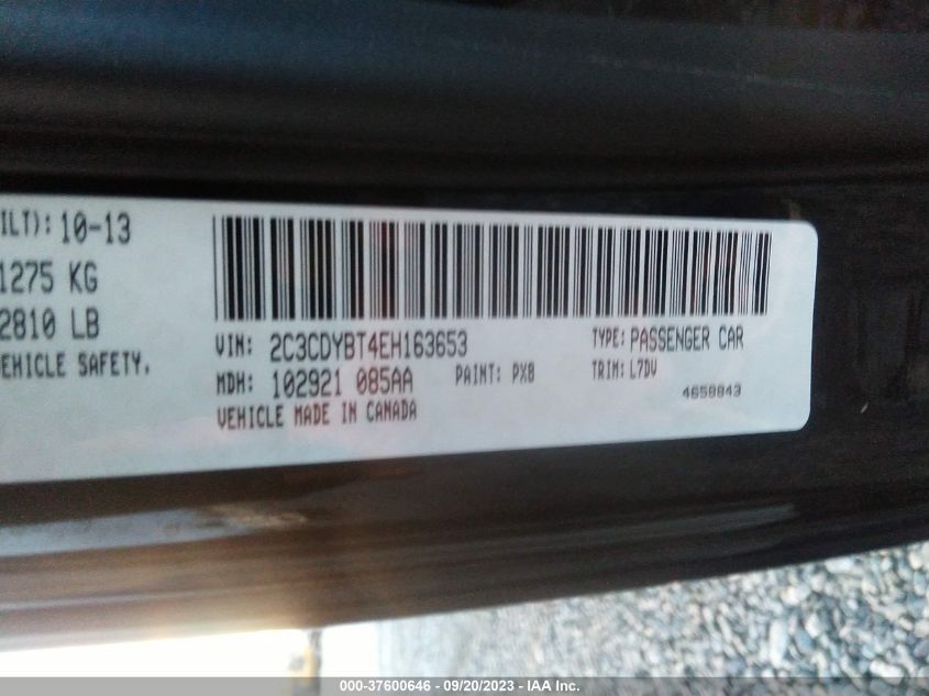 2014 DODGE CHALLENGER R/T - 2C3CDYBT4EH163653