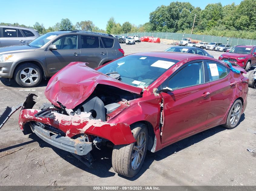 2016 HYUNDAI ELANTRA SE - 5NPDH4AE0GH693371