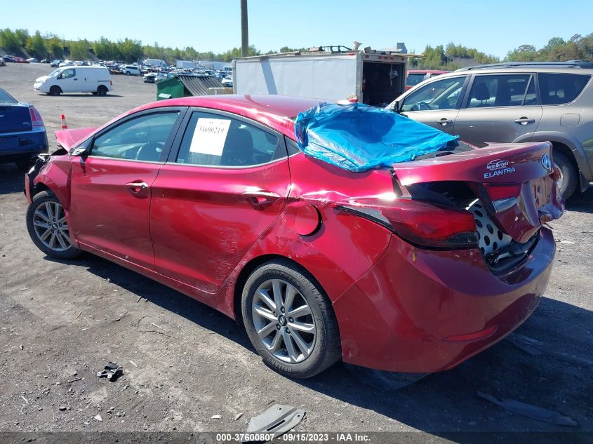 2016 HYUNDAI ELANTRA SE - 5NPDH4AE0GH693371