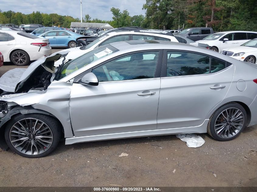 2018 HYUNDAI ELANTRA SPORT - KMHD04LB4JU536350