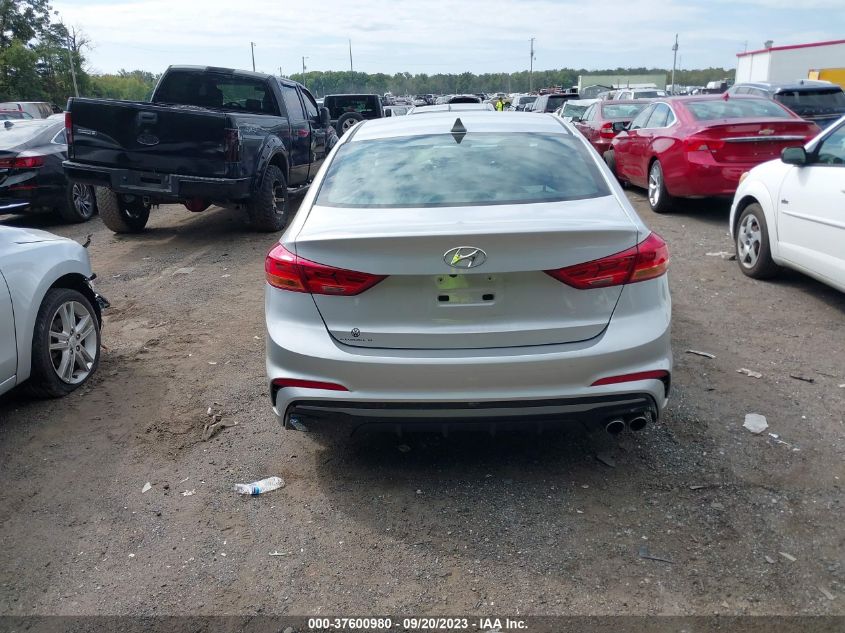 2018 HYUNDAI ELANTRA SPORT - KMHD04LB4JU536350