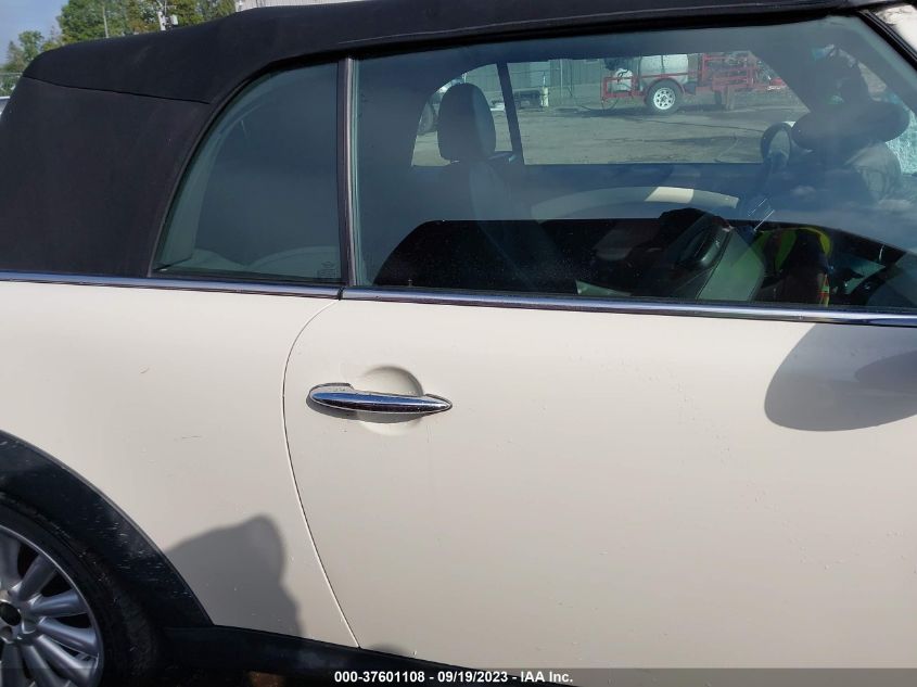 2013 MINI COOPER CONVERTIBLE WMWZN3C50DT568140