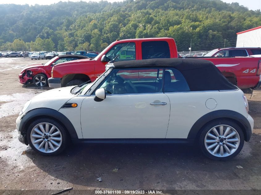 2013 MINI COOPER CONVERTIBLE WMWZN3C50DT568140
