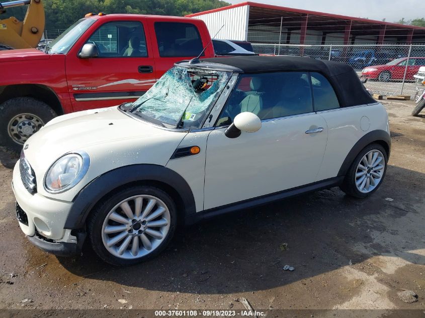 2013 MINI COOPER CONVERTIBLE WMWZN3C50DT568140