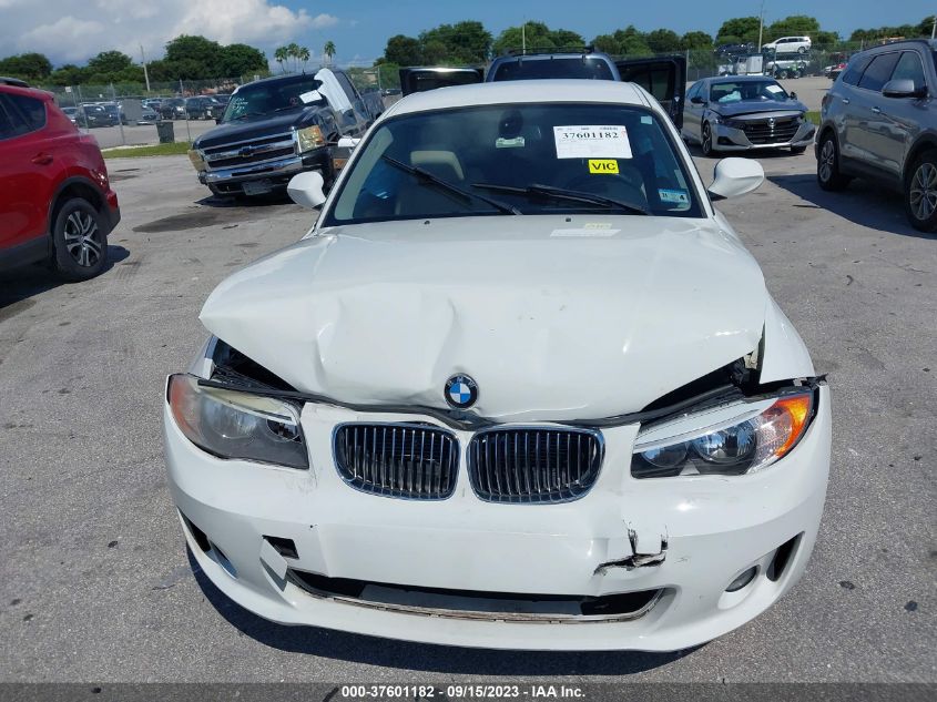 2013 BMW 1 SERIES 128I WBAUP7C58DVP24991